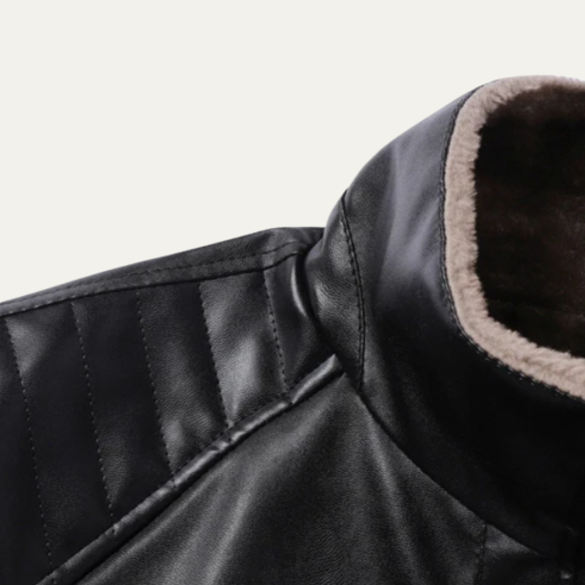 The Ragusa - Veste Zippée Casuelle Épais en Polaire Doublée pour Hommes