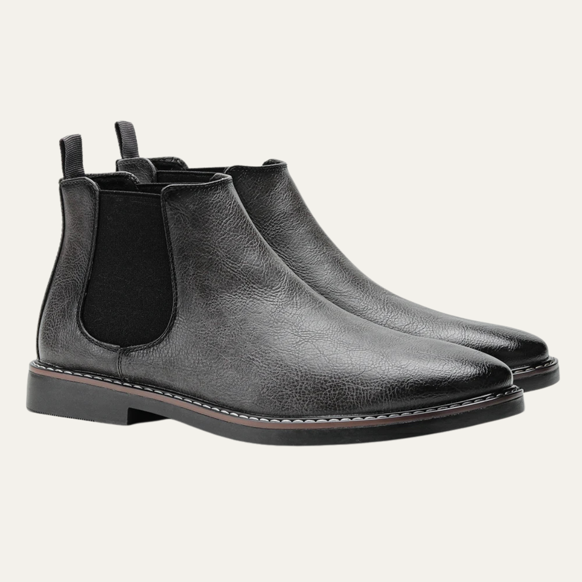 The Mantova - Bottes Chelsea classiques rétro en cuir pour homme