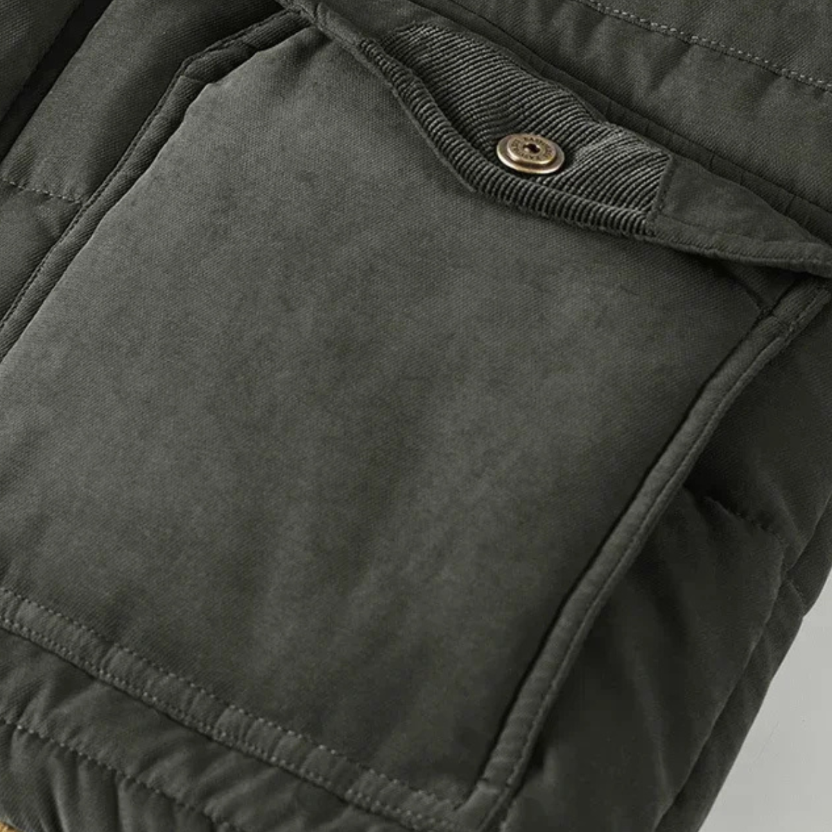 The Bellmont - Parka épaisse et chaude pour homme avec doublure en fourrure
