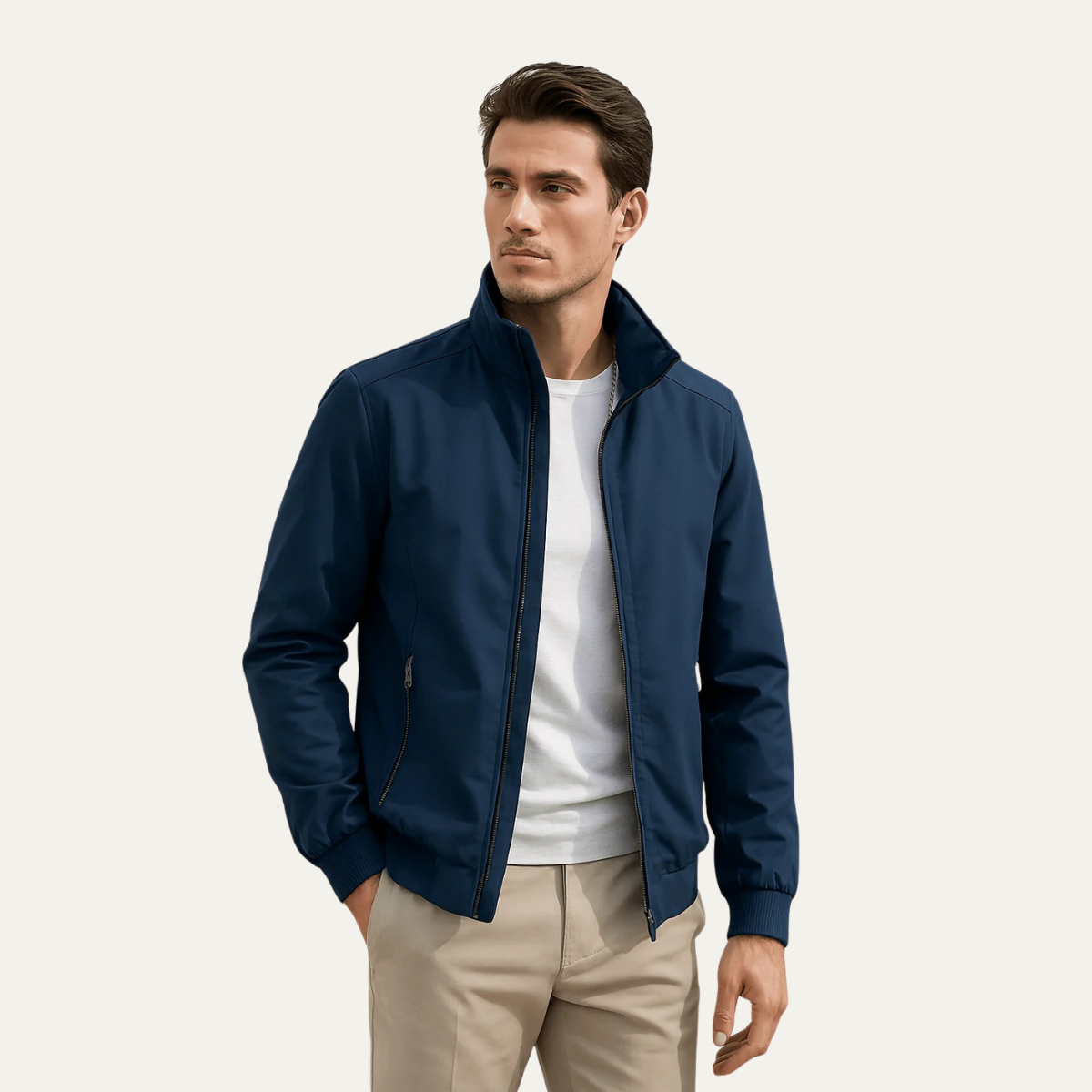 The Chesterfield - Veste Bomber Zippée Légère Casual pour Homme