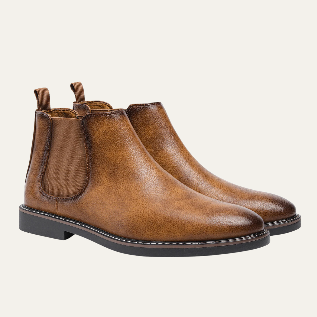The Mantova - Bottes Chelsea classiques rétro en cuir pour homme