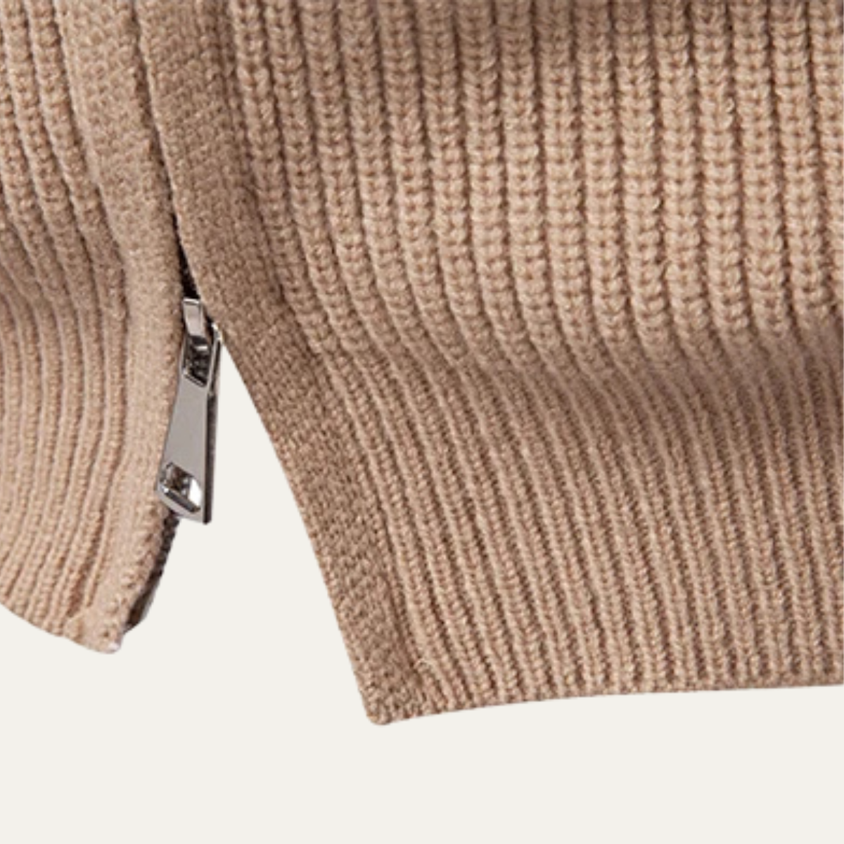 The Alberobello - Cardigan Tricoté à Col Montant pour Homme