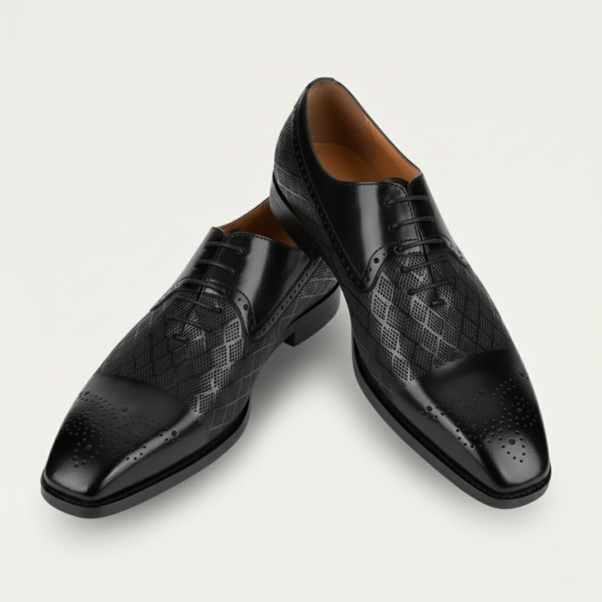 The Bolzano - Les Chaussures de Ville en Cuir pour Hommes – Chaussures à Lacets Élégantes