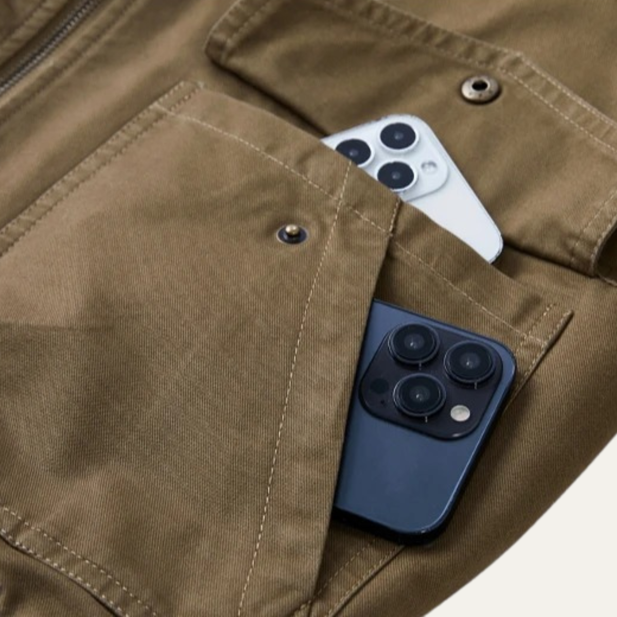 The Ironbridge - Veste Bomber en Polaire Chaude pour Hommes