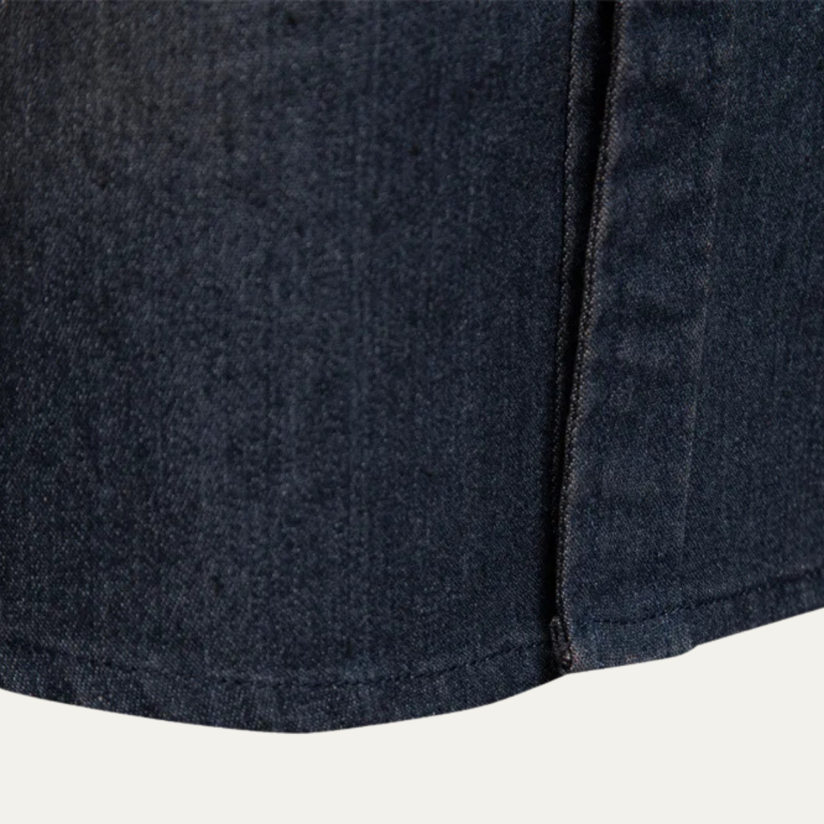 The Roseland - Chemise en Coton Slim Fit à Col Montant Tendance pour Homme