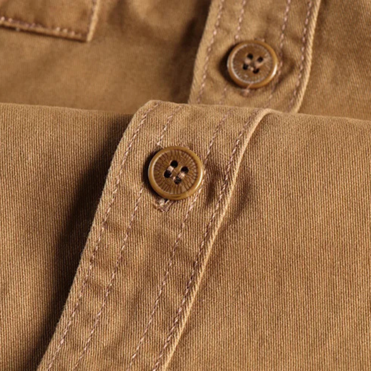 The Ashford - Chemise de travail en coton pour homme avec poches