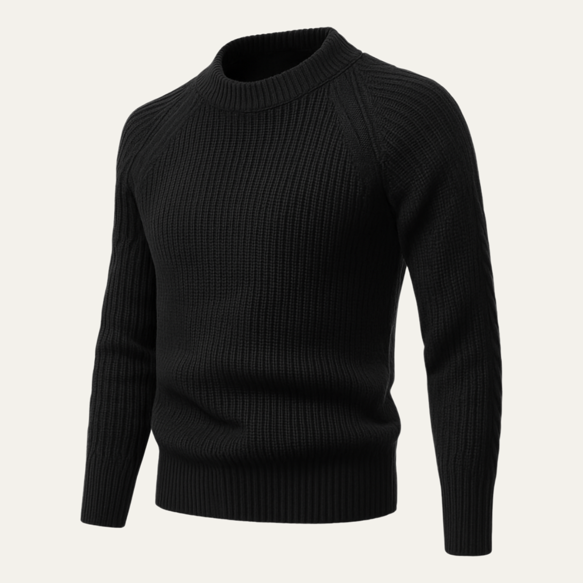 The Ely Pull à col rond 100 % cachemire pour homme