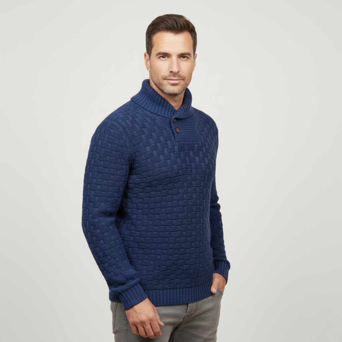 The Brighton - Pull Tricoté Épais pour Homme