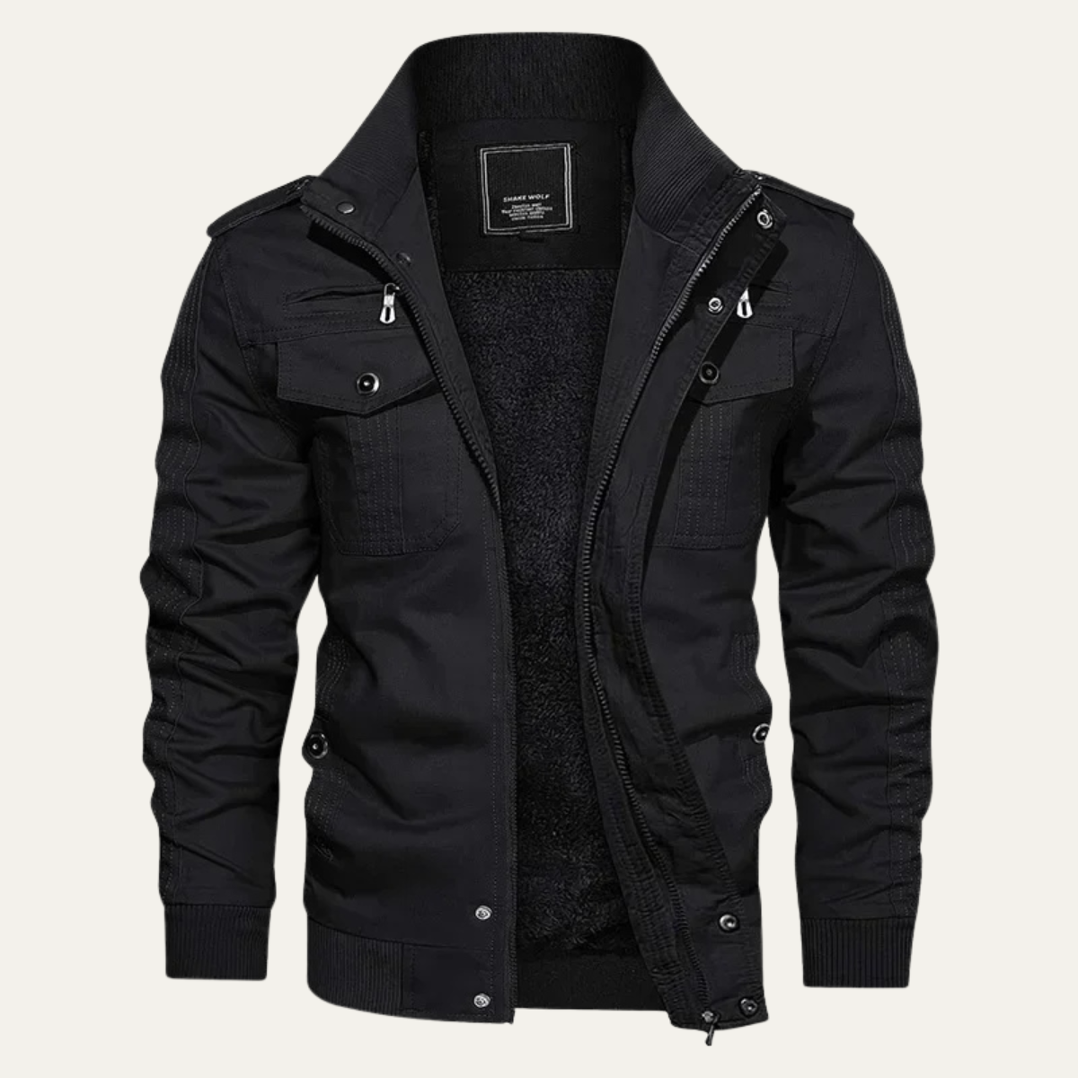 The Fairfax - blouson aviateur pour homme avec doublure en polaire