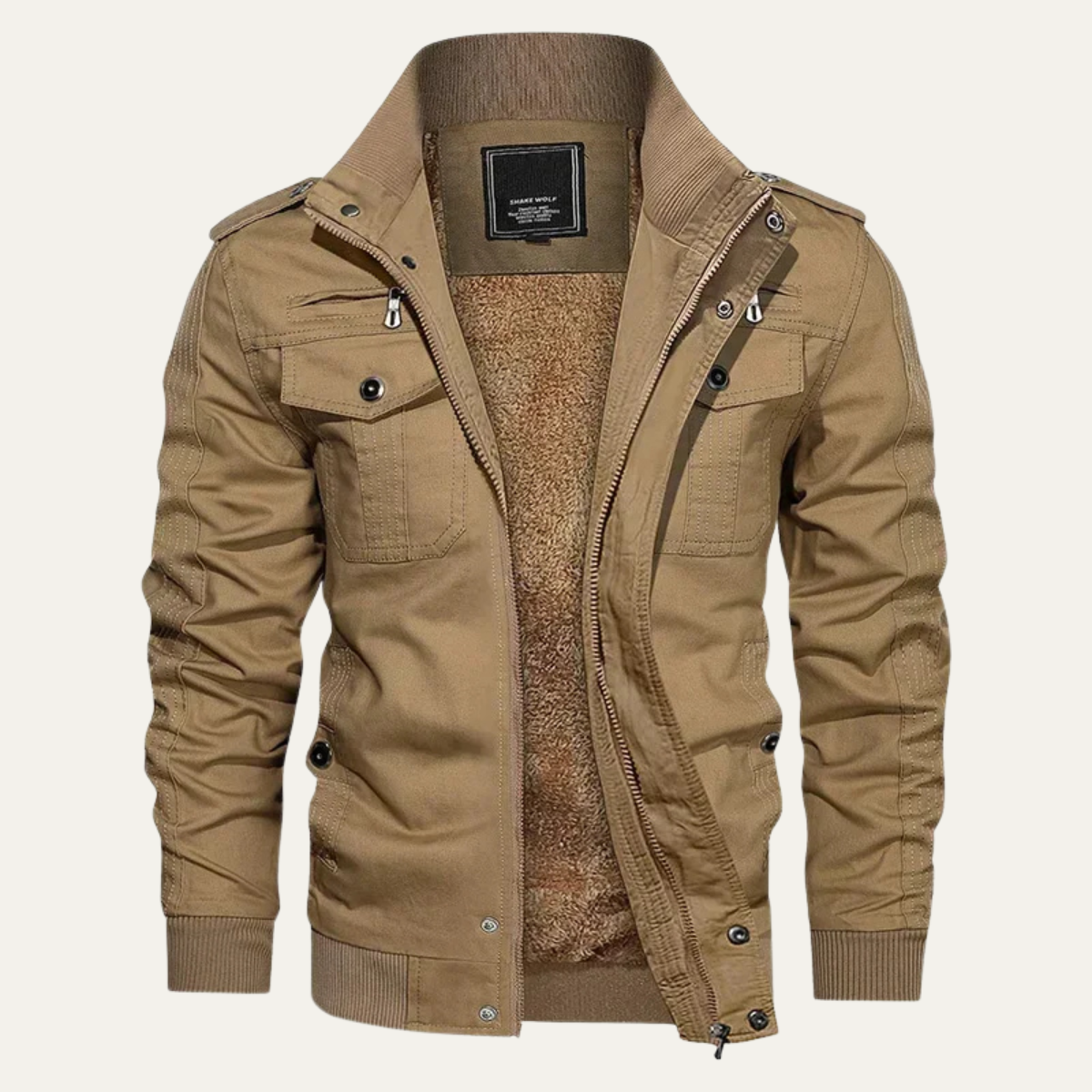 The Fairfax - blouson aviateur pour homme avec doublure en polaire