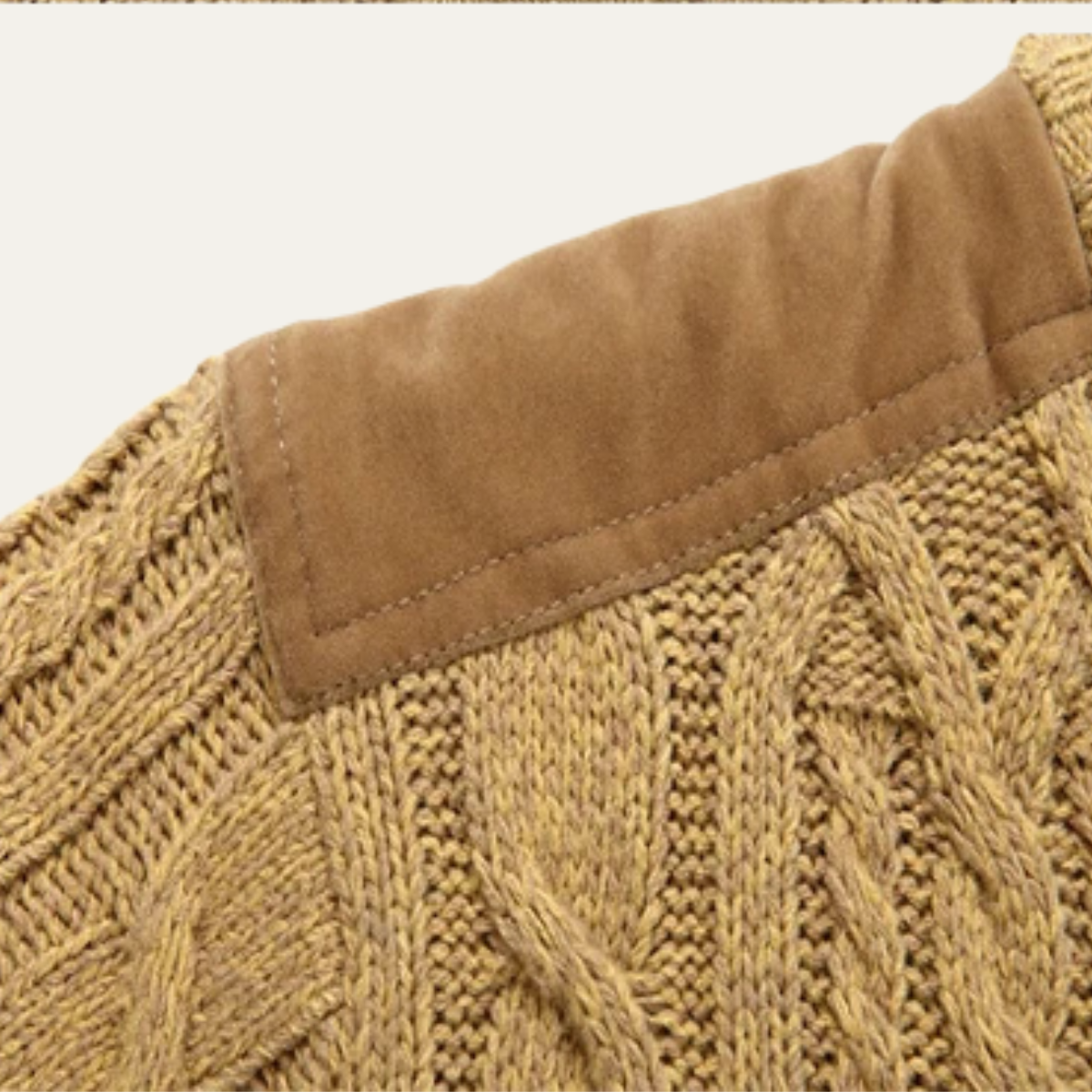 The Cernobbio - Cardigan d'hiver pour homme en laine épaisse tricotée