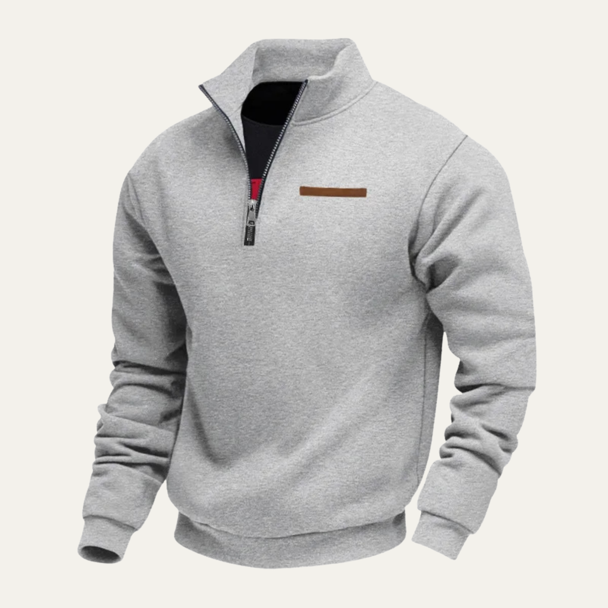 The Gallipoli - Pull Fleece à Col Montant et Demi-Zip pour Homme
