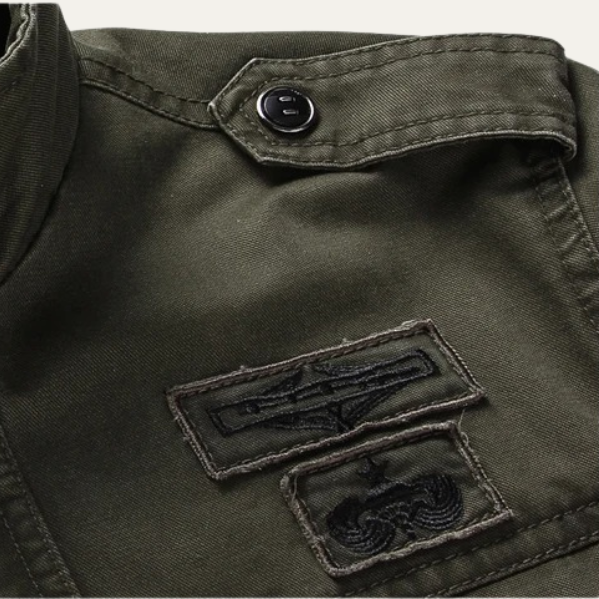 The Aberdeen - Veste cargo tendance en coton pour homme avec poches