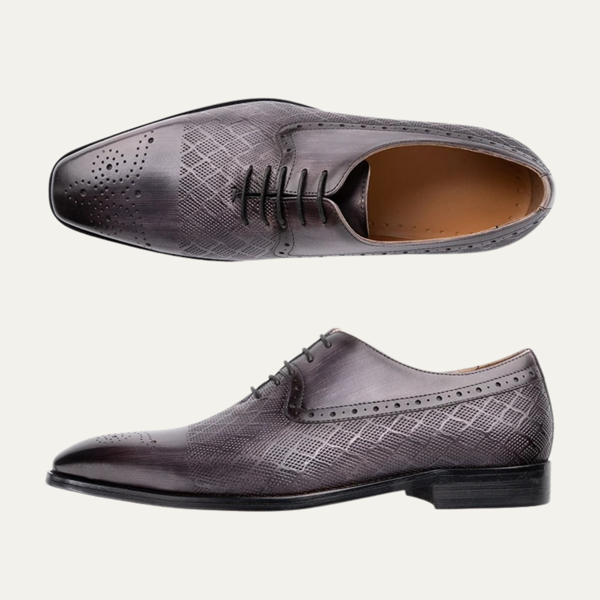 The Bolzano - Les Chaussures de Ville en Cuir pour Hommes – Chaussures à Lacets Élégantes