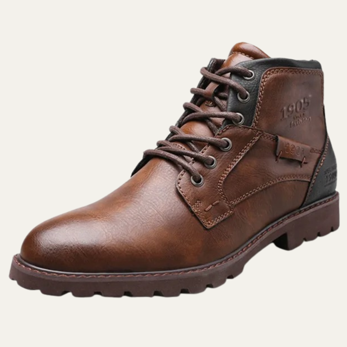 The Stanhope - Bottes de Biker Vintage Durables pour Hommes