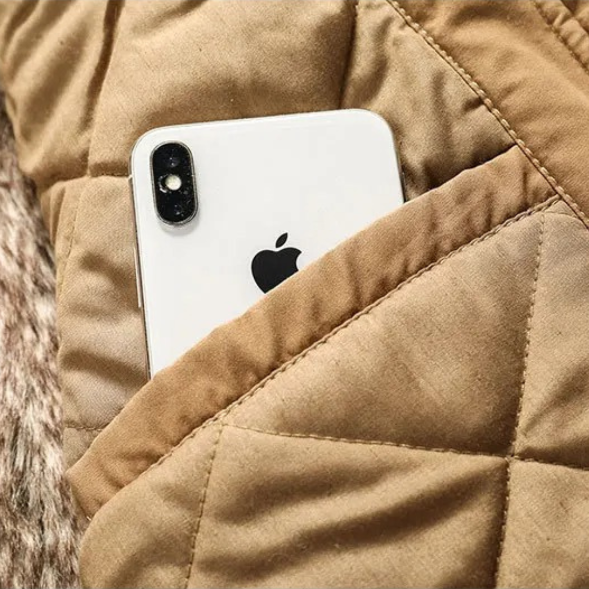 The Valpolicella - Parka d'hiver à capuche pour homme avec doublure en polaire