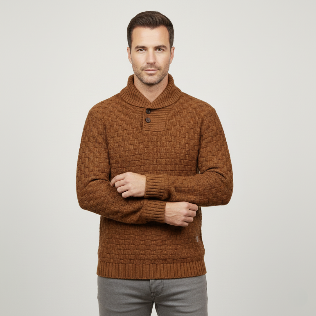 The Brighton - Pull Tricoté Épais pour Homme