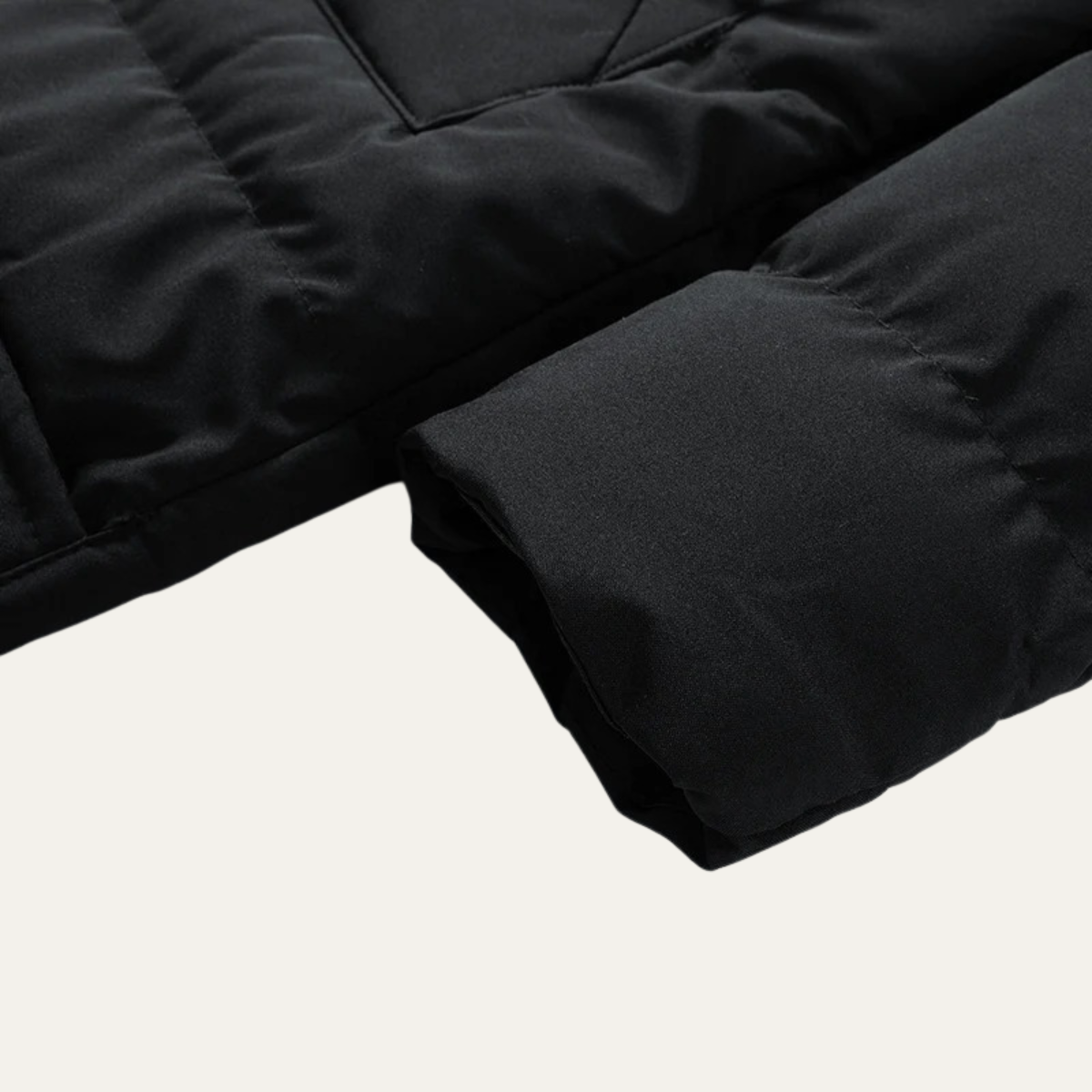 The Radcliffe - Veste longue matelassée chaude pour homme avec capuche