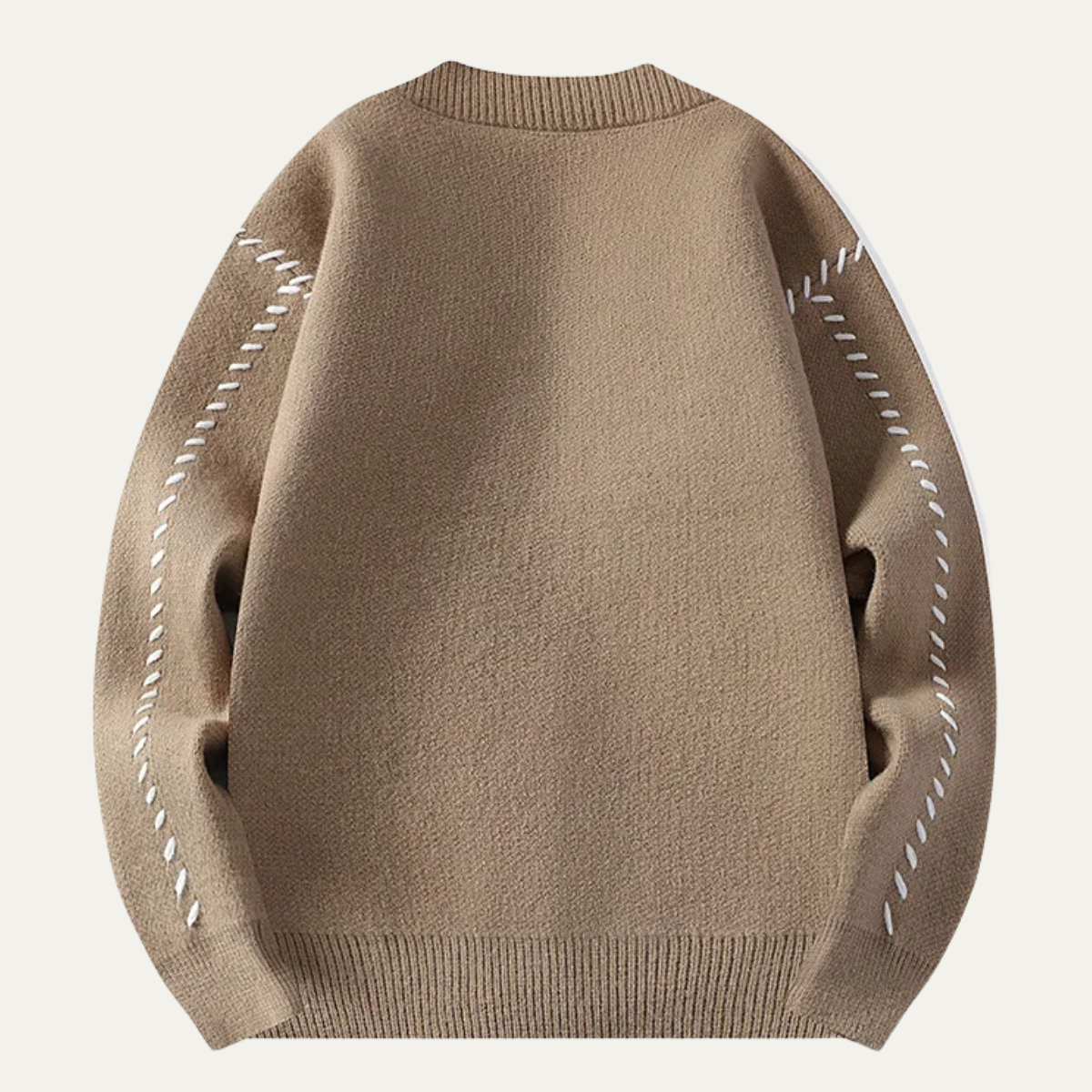 The Hawthorne – Cardigan Homme Cachemire Col V Détails Brodés