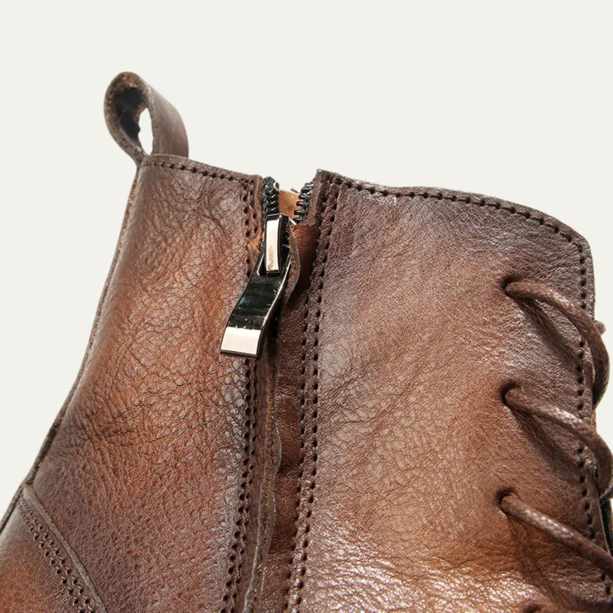 The St Davids - Bottes Casual en Cuir Retro pour Hommes