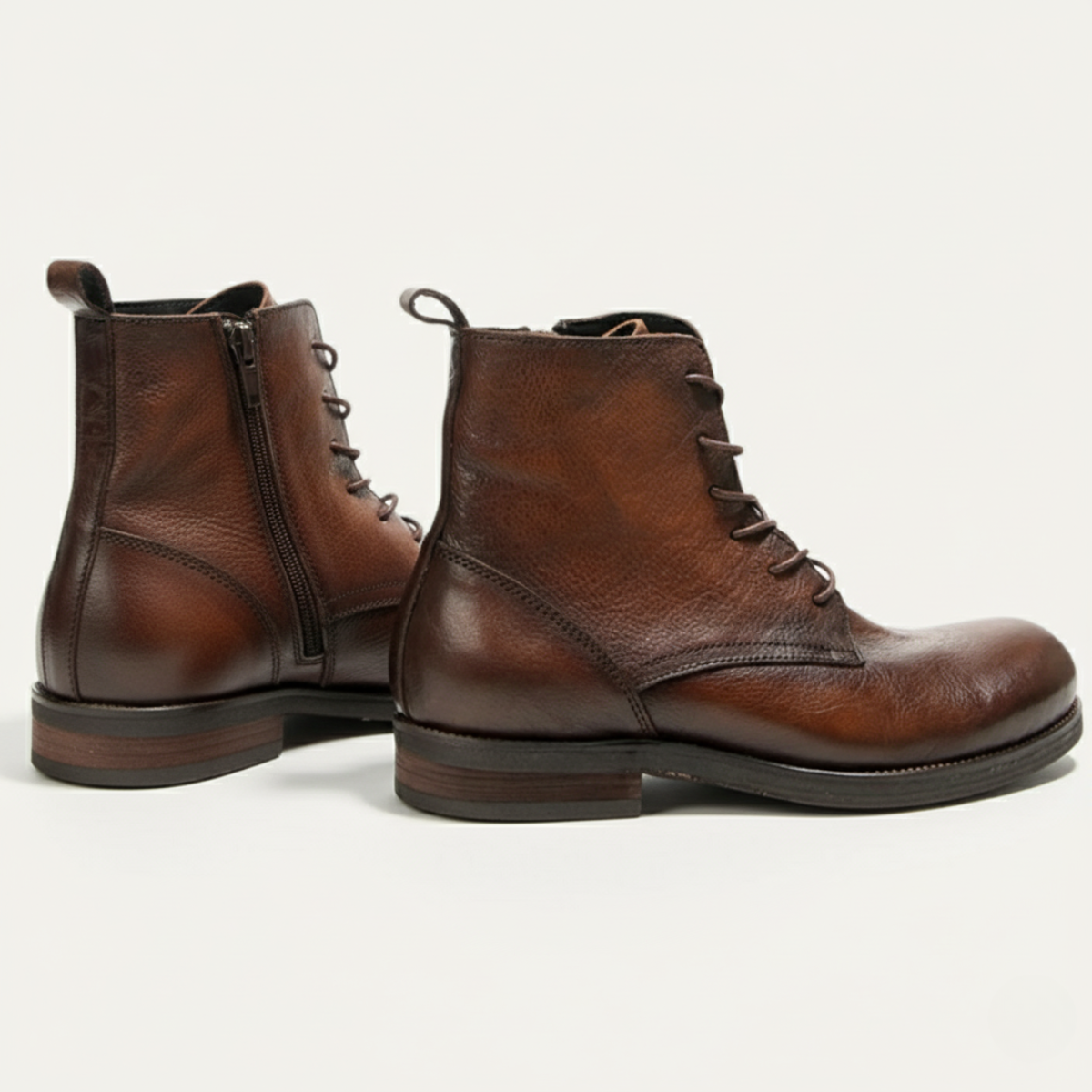 The St Davids - Bottes Casual en Cuir Retro pour Hommes