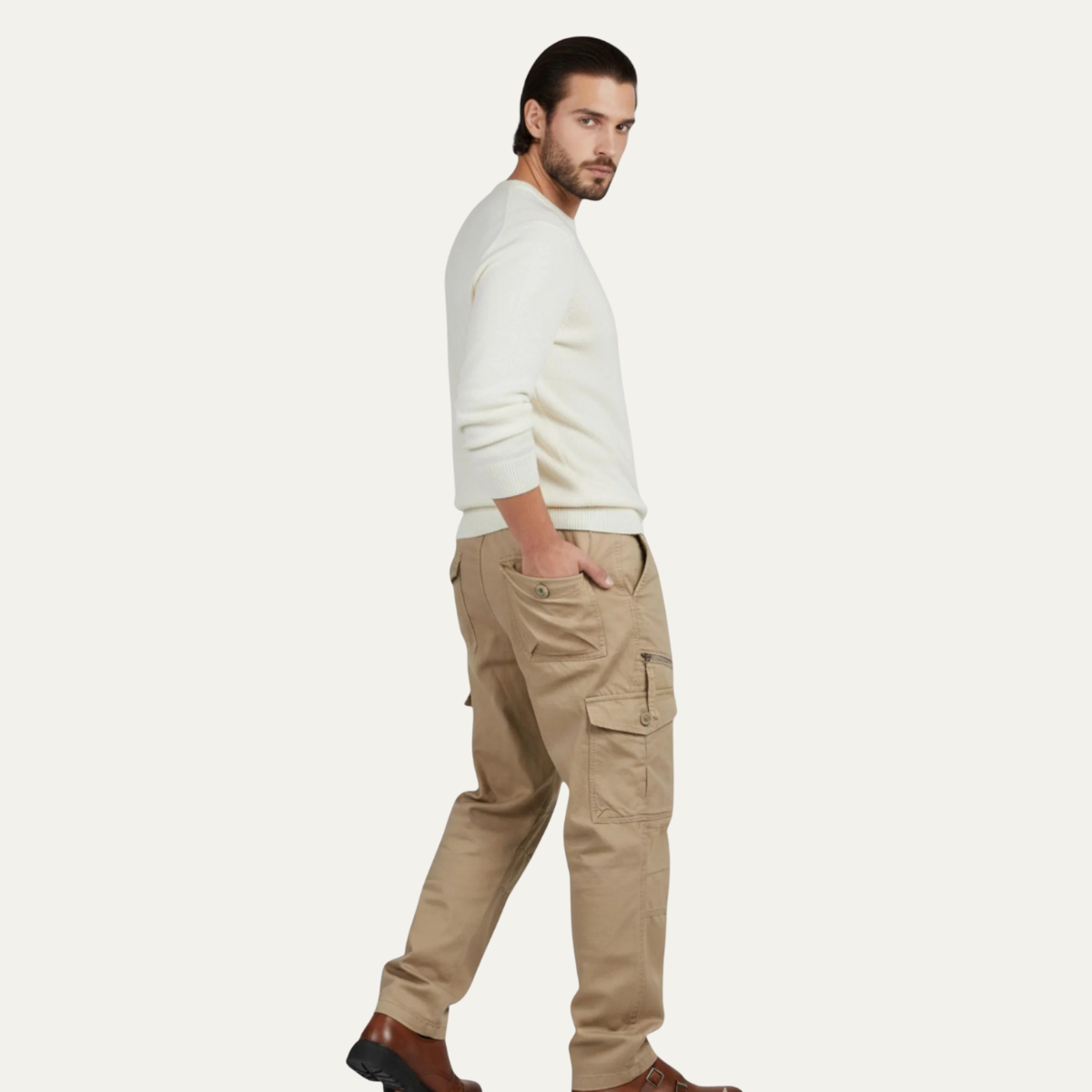 The Castelfranco - Pantalon militaire tactique pour homme avec multiples poches