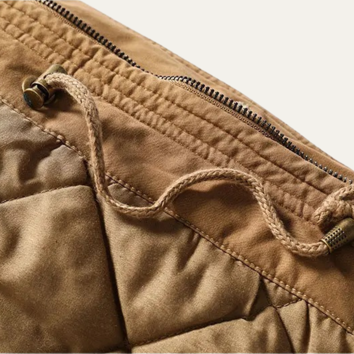 The Valpolicella - Parka d'hiver à capuche pour homme avec doublure en polaire