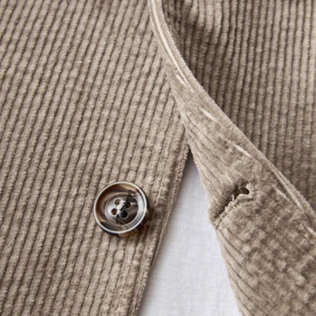 The Ellwood - La Veste Blazer Casual Slim Fit en Velours Côtelé pour Homme