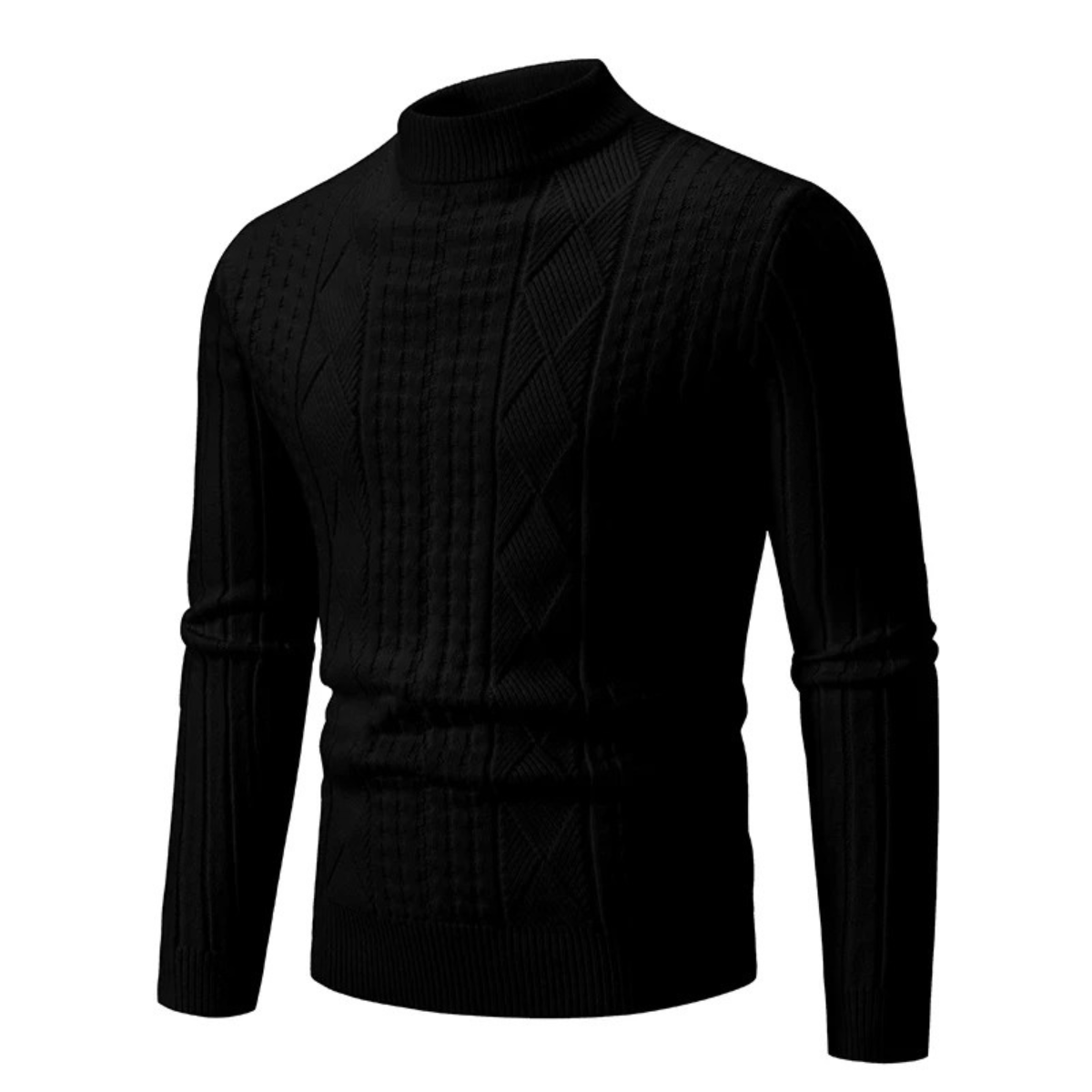 The Brunico – pull en maille torsadée slim fit pour homme