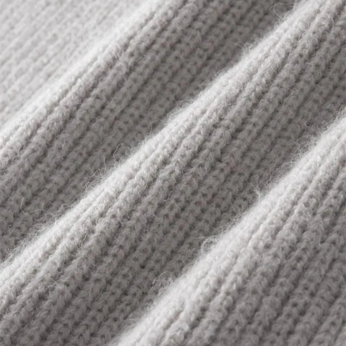 The Richmond - Cardigan Zippé Élégant en Laine Mérinos pour Homme