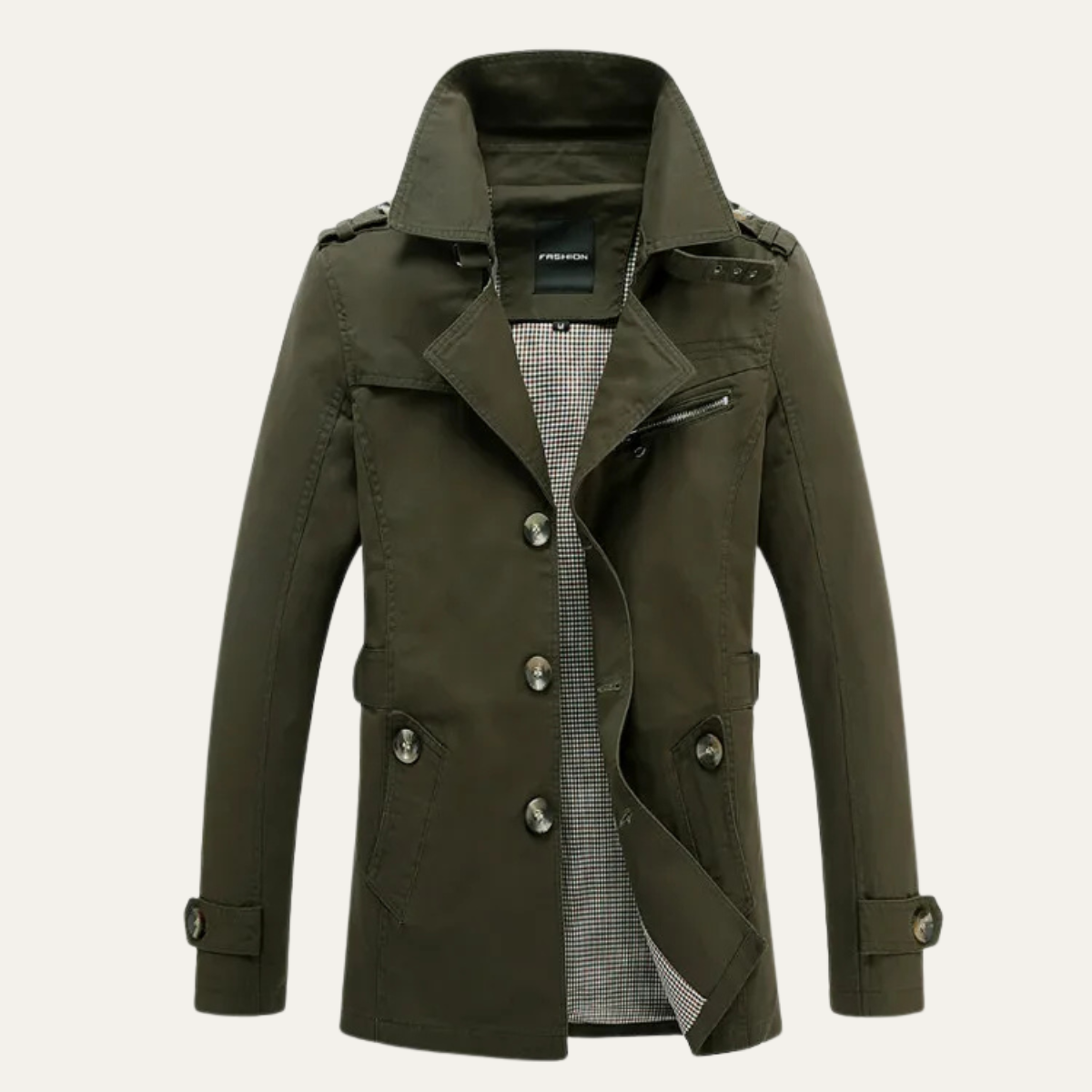 The Bramwell - Trench Coat Classique Double Boutonnage pour Homme