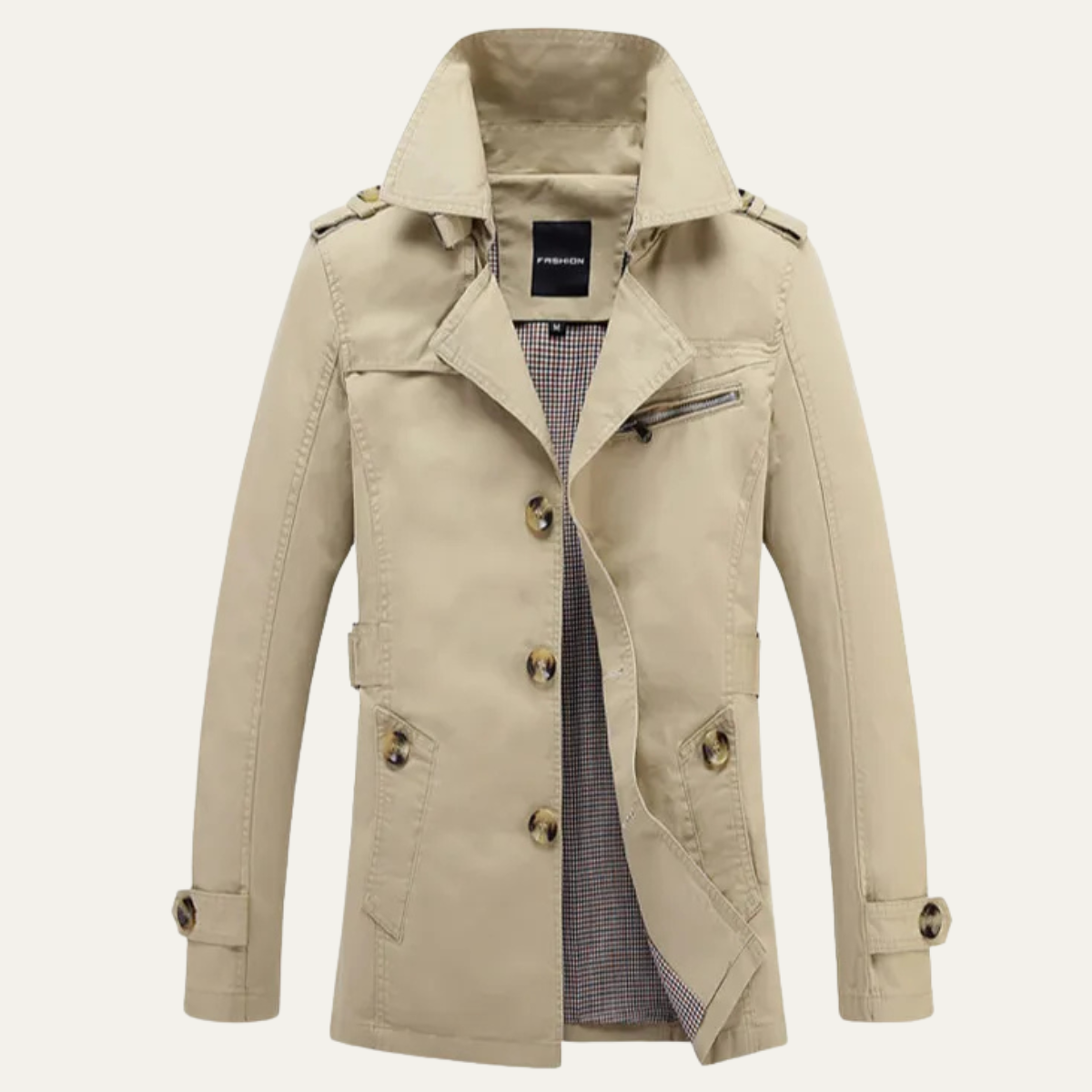 The Bramwell - Trench Coat Classique Double Boutonnage pour Homme