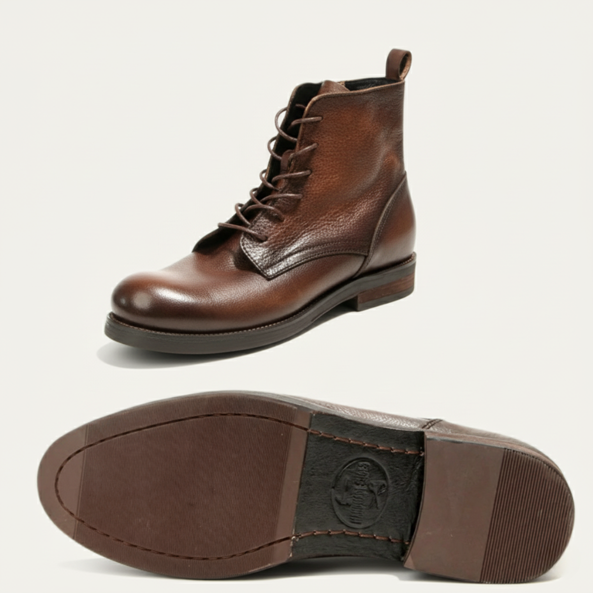 The St Davids - Bottes Casual en Cuir Retro pour Hommes