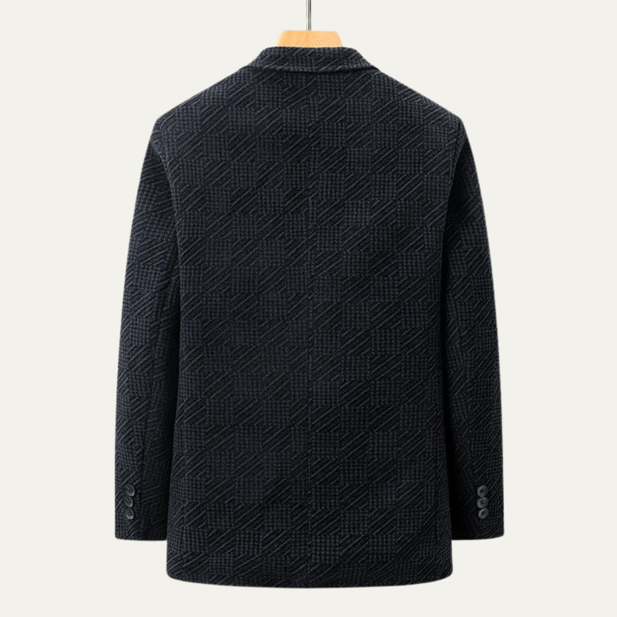 The Ellsworth - Blazer d'hiver chaud et texturé pour homme doublé en polaire