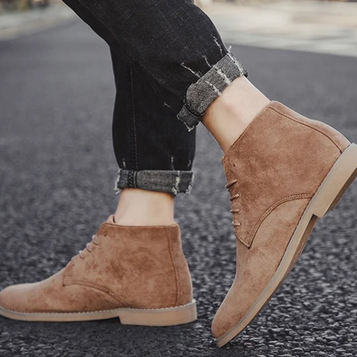 The Dockside - Bottes Cheville Casual Suédées pour Hommes