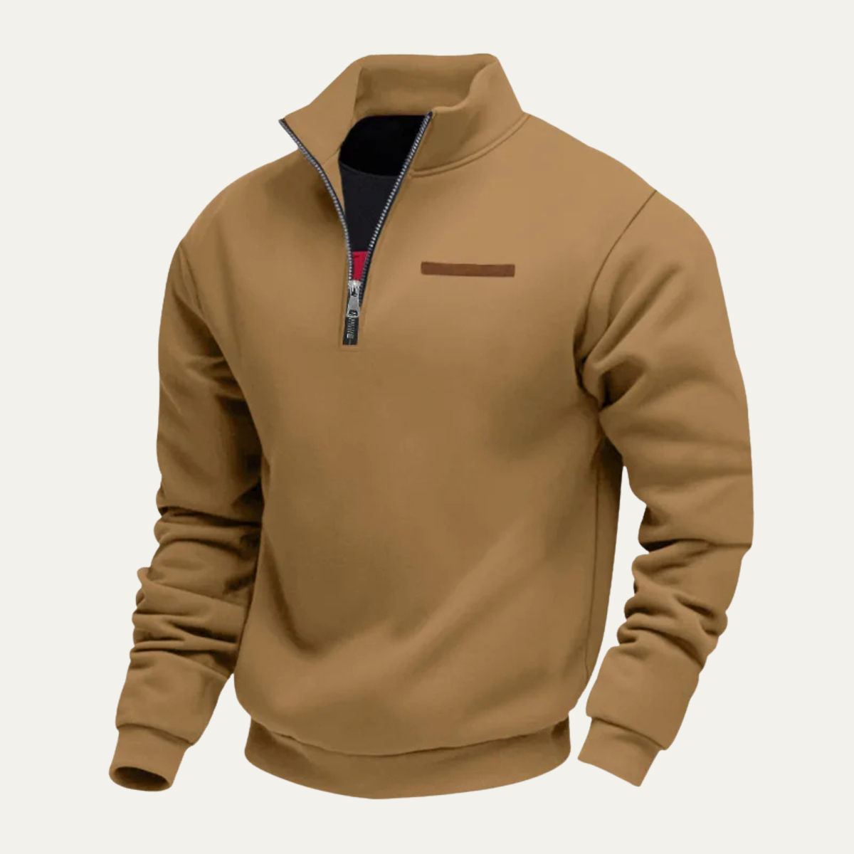 The Gallipoli - Pull Fleece à Col Montant et Demi-Zip pour Homme