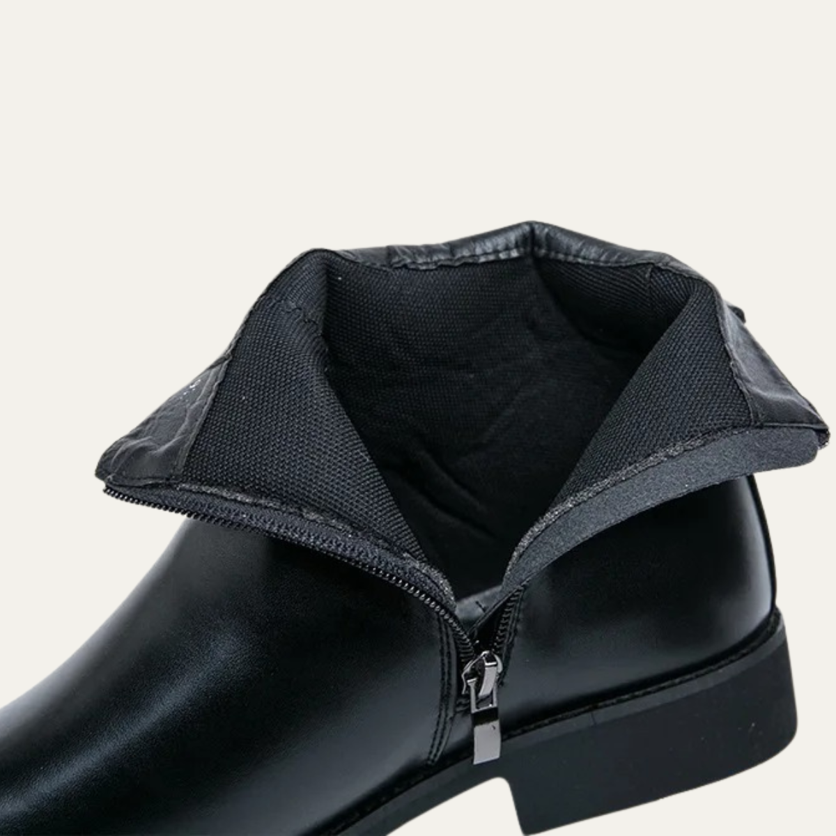 The Franciacorta Chaussures montantes en cuir pour hommes, avec fermeture éclair latérale et semelle antidérapante