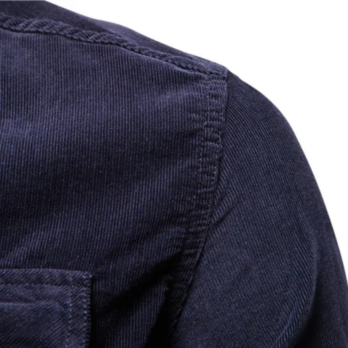 The Lecce - Chemise en Velours Côtelé Décontractée à Boutons pour Hommes