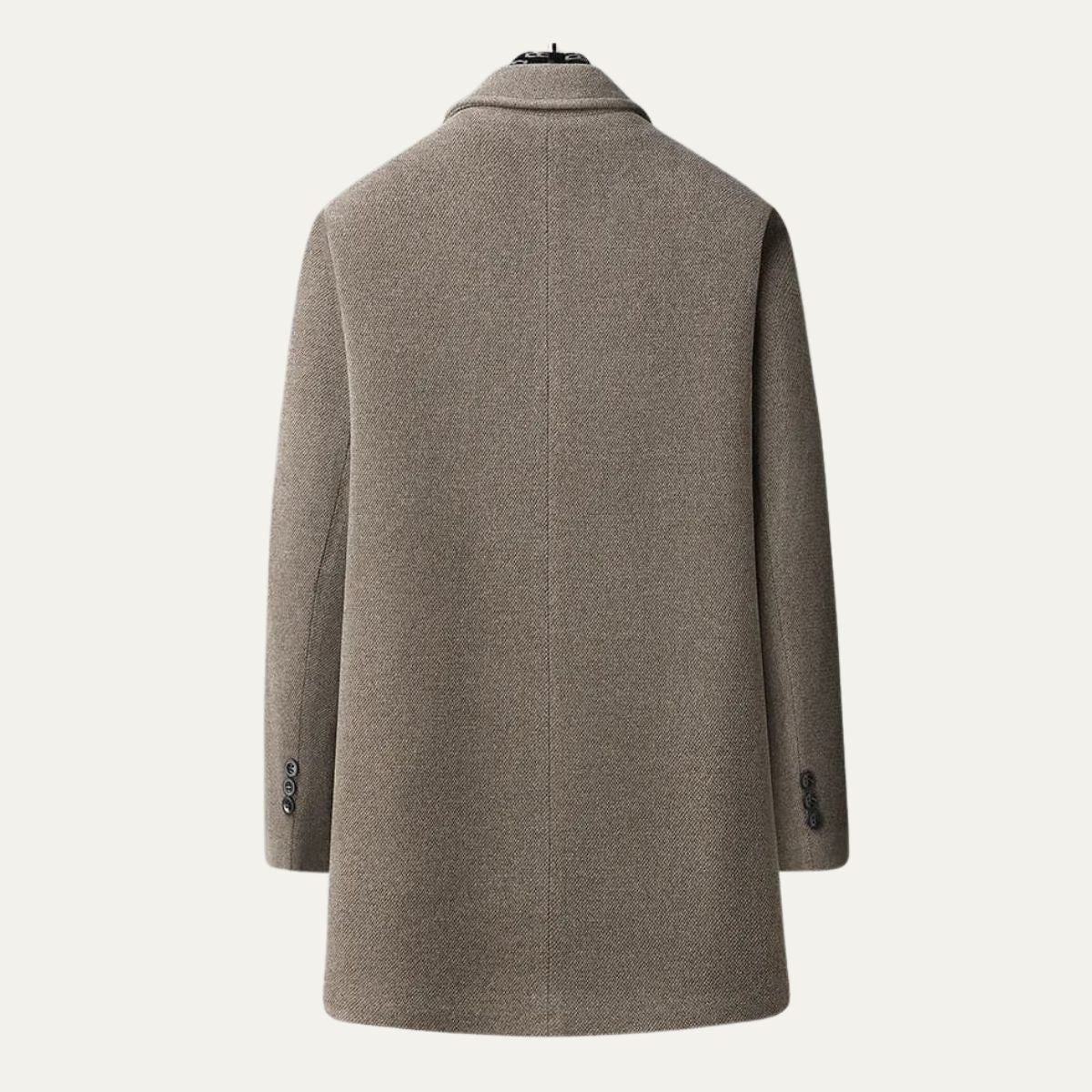 The Ortigia - Manteau Long d'Hiver en Laine Mélangée pour Homme