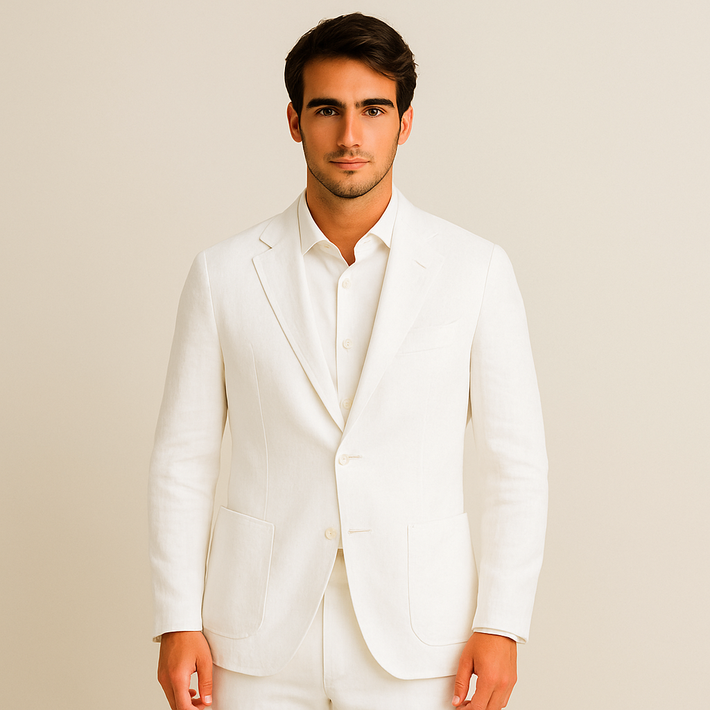 The Miami - Blazer d'été en lin pour homme - Invité à un mariage pour homme - Occasions formelles