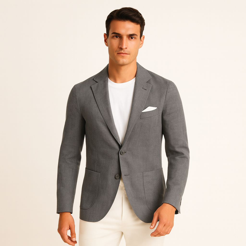 The Miami - Blazer d'été en lin pour homme - Invité à un mariage pour homme - Occasions formelles