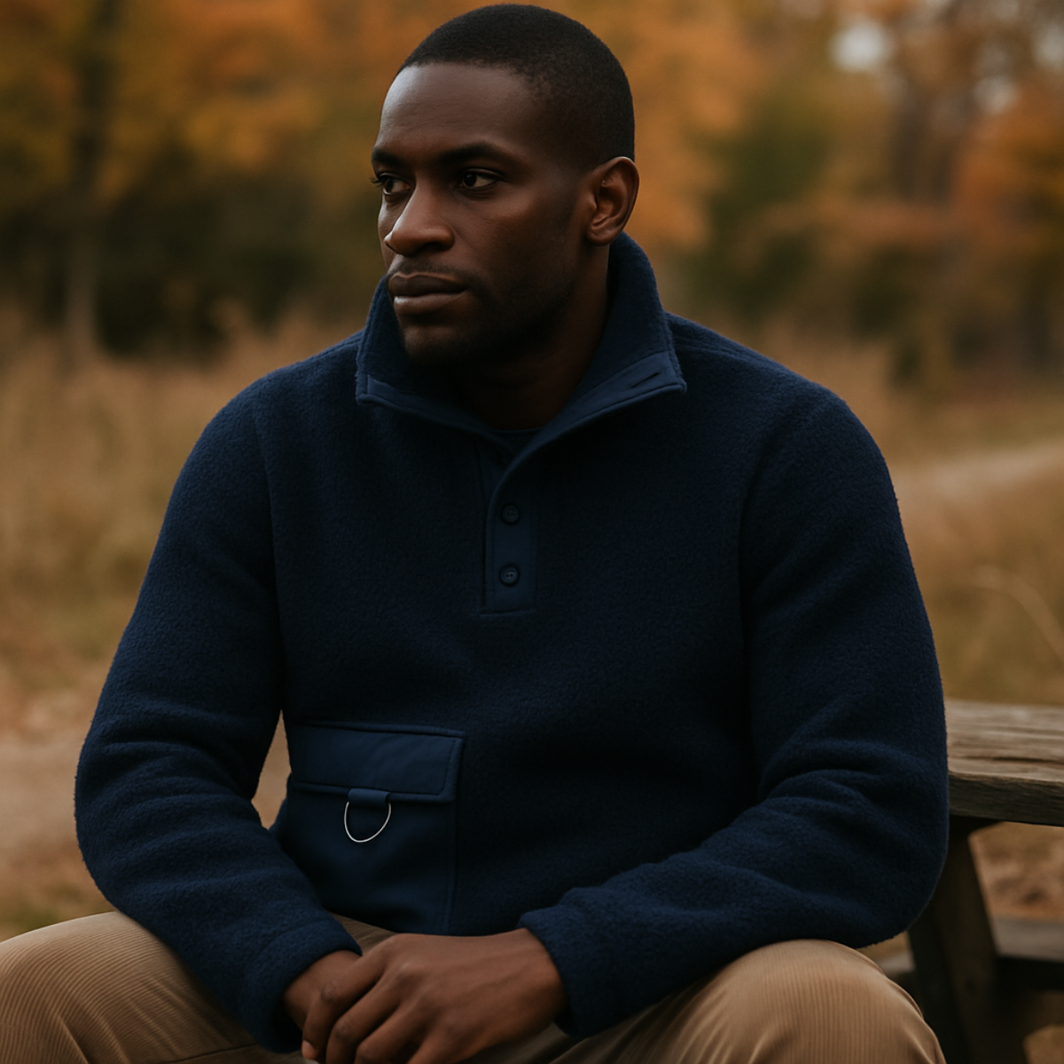 The Aspen - Pull moderne en molleton pour homme