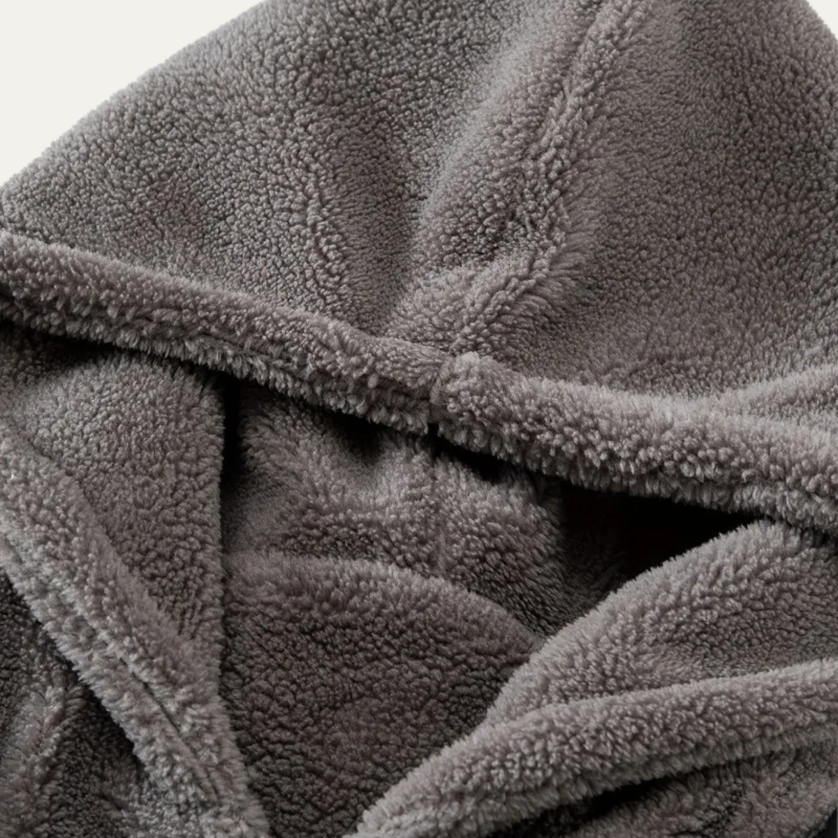 The Hamilton Veste doudoune à capuche zippée avec doublure polaire pour homme – Gris foncé