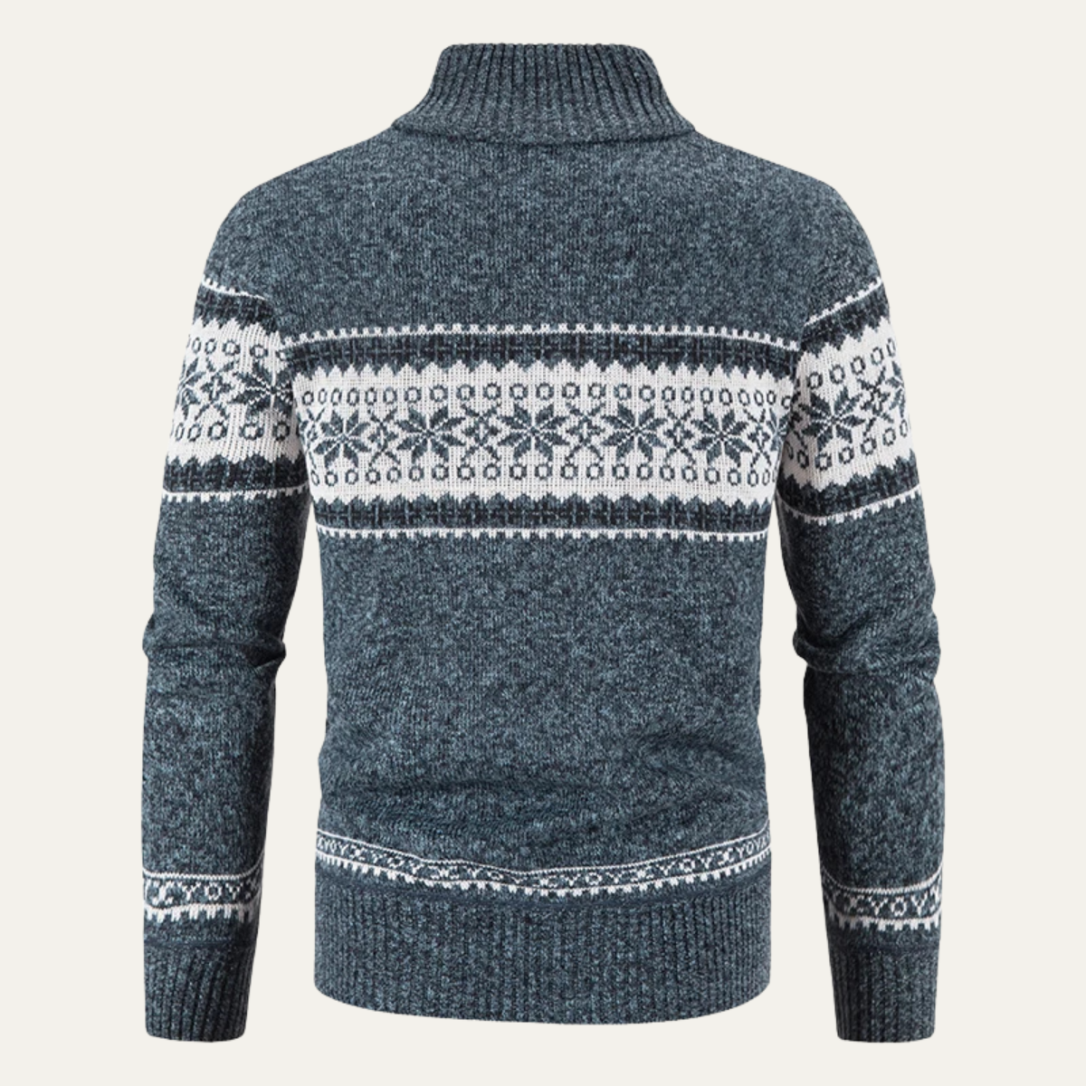 The Taranto - Cardigan Zippé en Laine Mélangée Tricotée pour Homme