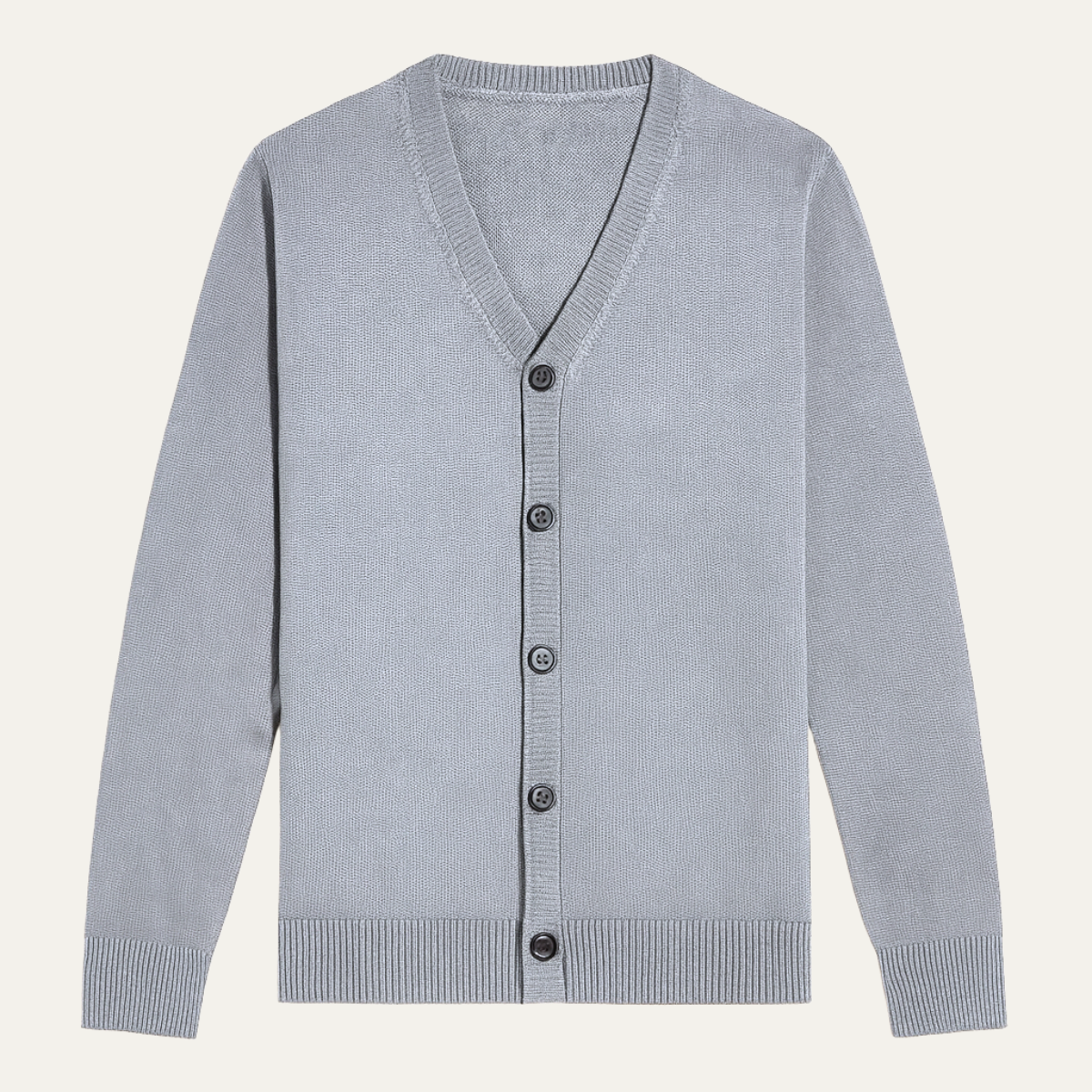 The Malvern - Cardigan léger à col en V et boutons pour homme