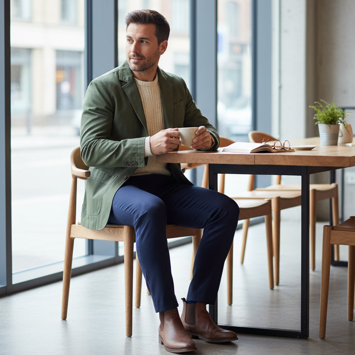 The Reykjavik - Veste blazer en coton pour homme avec poches