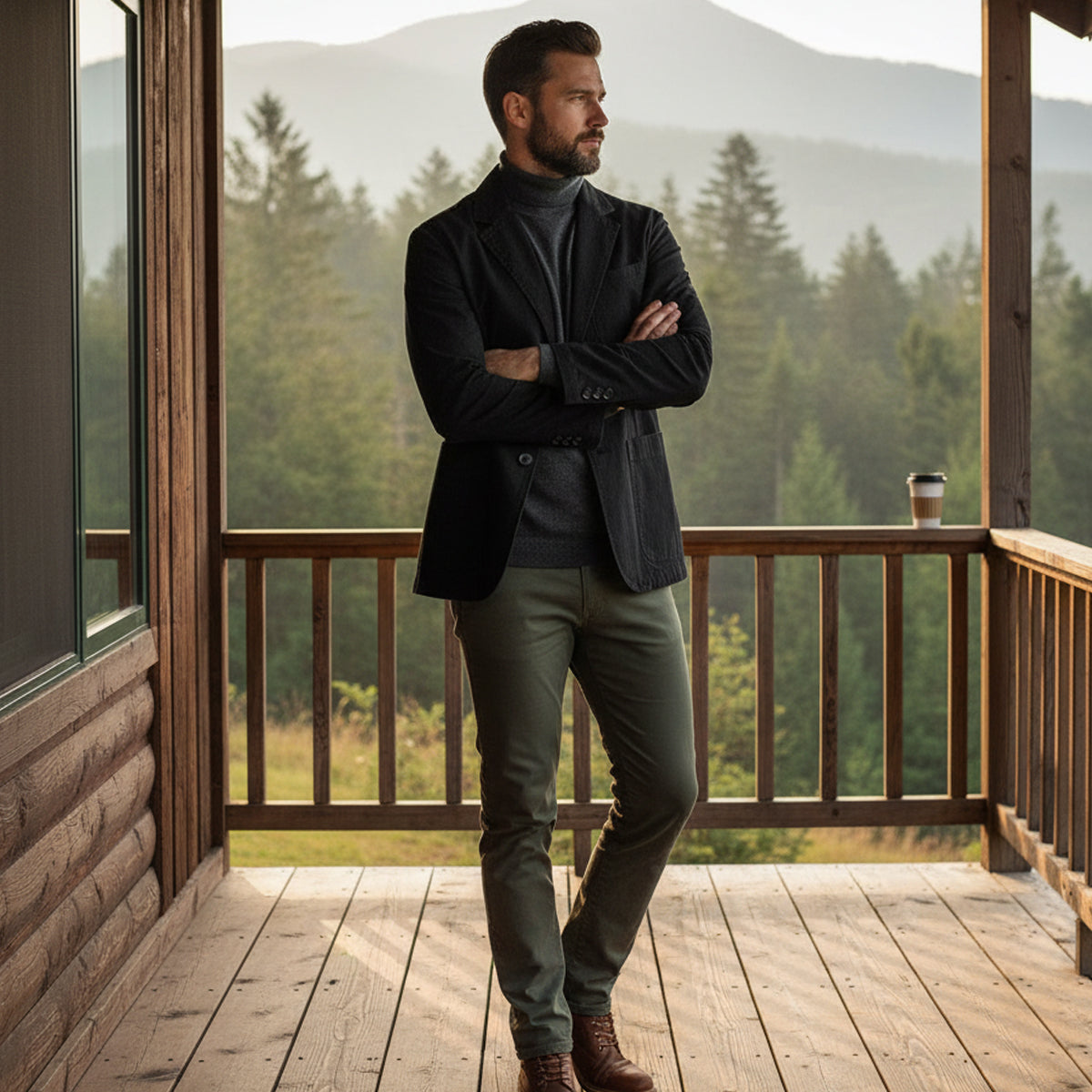 The Reykjavik - Veste blazer en coton pour homme avec poches