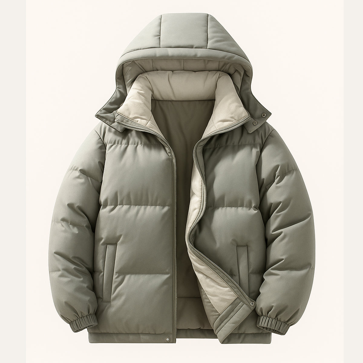 The Berlin Doudoune à capuche pour homme - Parka imperméable en duvet