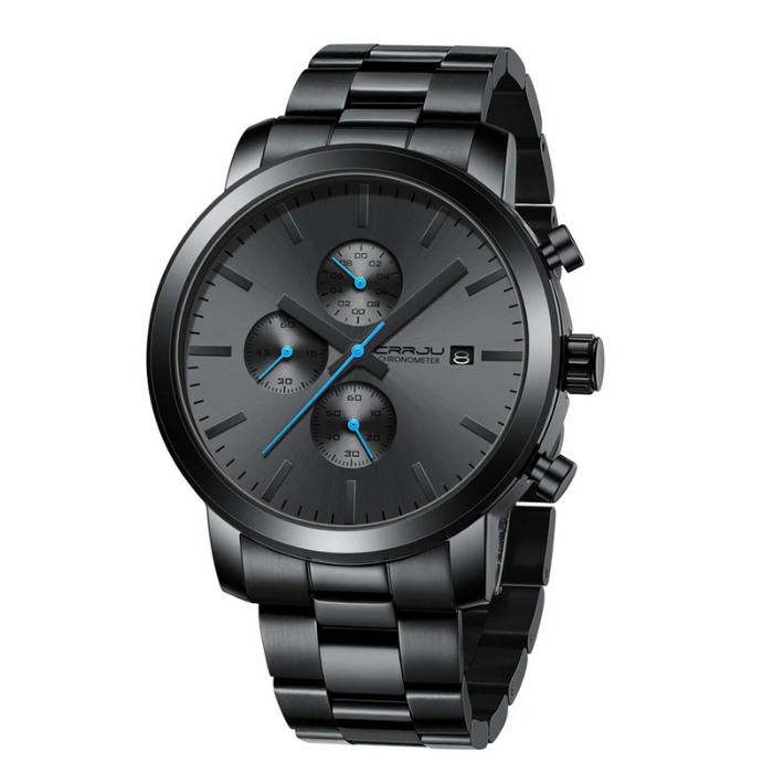 The Thurlestone Montre de luxe en acier inoxydable pour homme