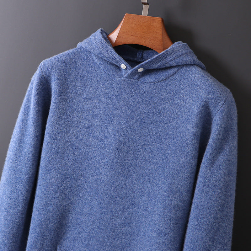 The Paddington Sweat à capuche en cachemire mélangé pour homme